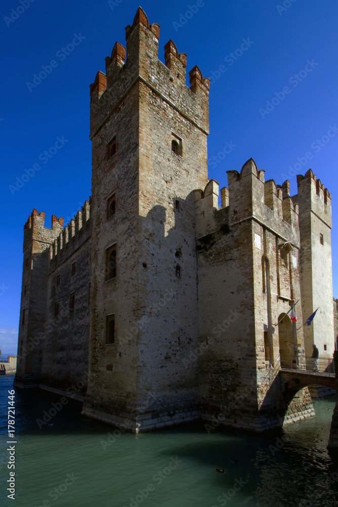 Castello Scaligero a Sirmione Italia