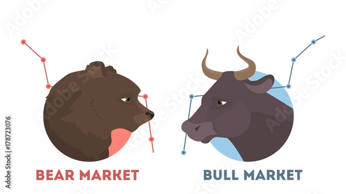 Bull and bear.