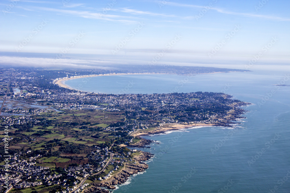 Fototapeta premium vol cote atlantique