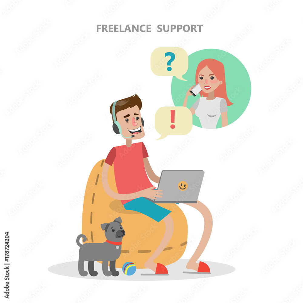 Isolated freelance support.