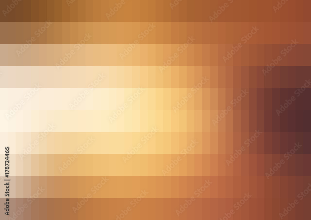 Fototapeta premium Abstract background in shades of gold. A pattern of geometric shapes.