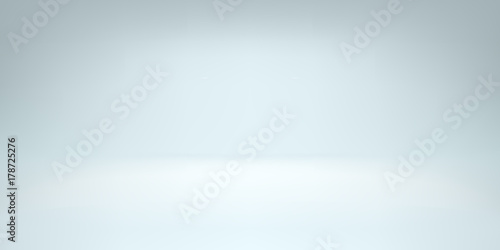 White studio room background with spotlight gradient for premium, luxury product shooting. Vector white clean light room with empty floor backdrop