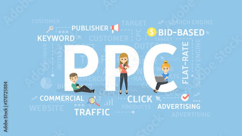 PPC concept illustration.