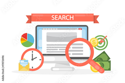 Search concept illustration.