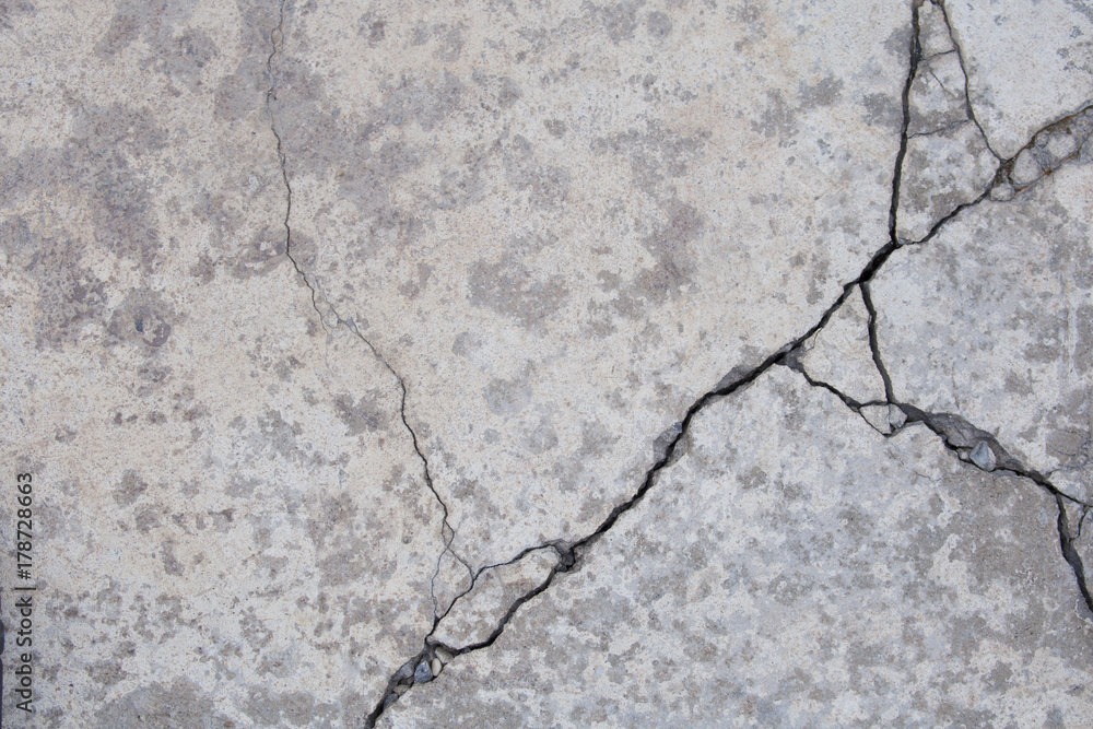 Obraz premium Cracked concrete floor background.