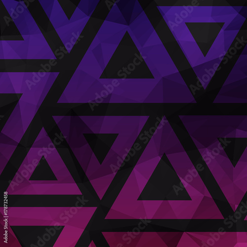 Abstract low poly geometric backdrop vector design. Geometric background with trianlgles.