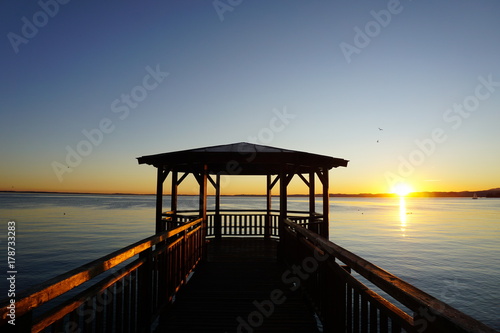 Garda, Italy at Sunset