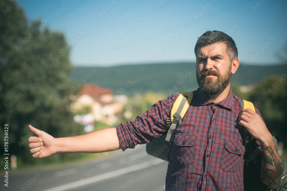 Obraz premium Adventure, discovery, wanderlust