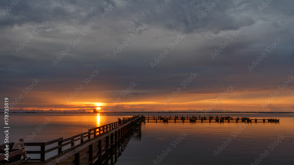 Sunrise at Merritt Island, Florida Sunrise at Merritt Island, Florida