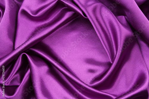 Purple silk fabric