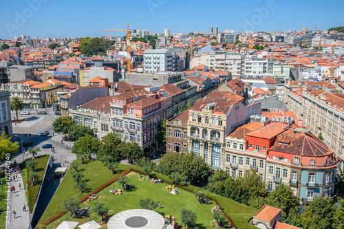 Panoramic view of Porto from Torre dos Clerigos