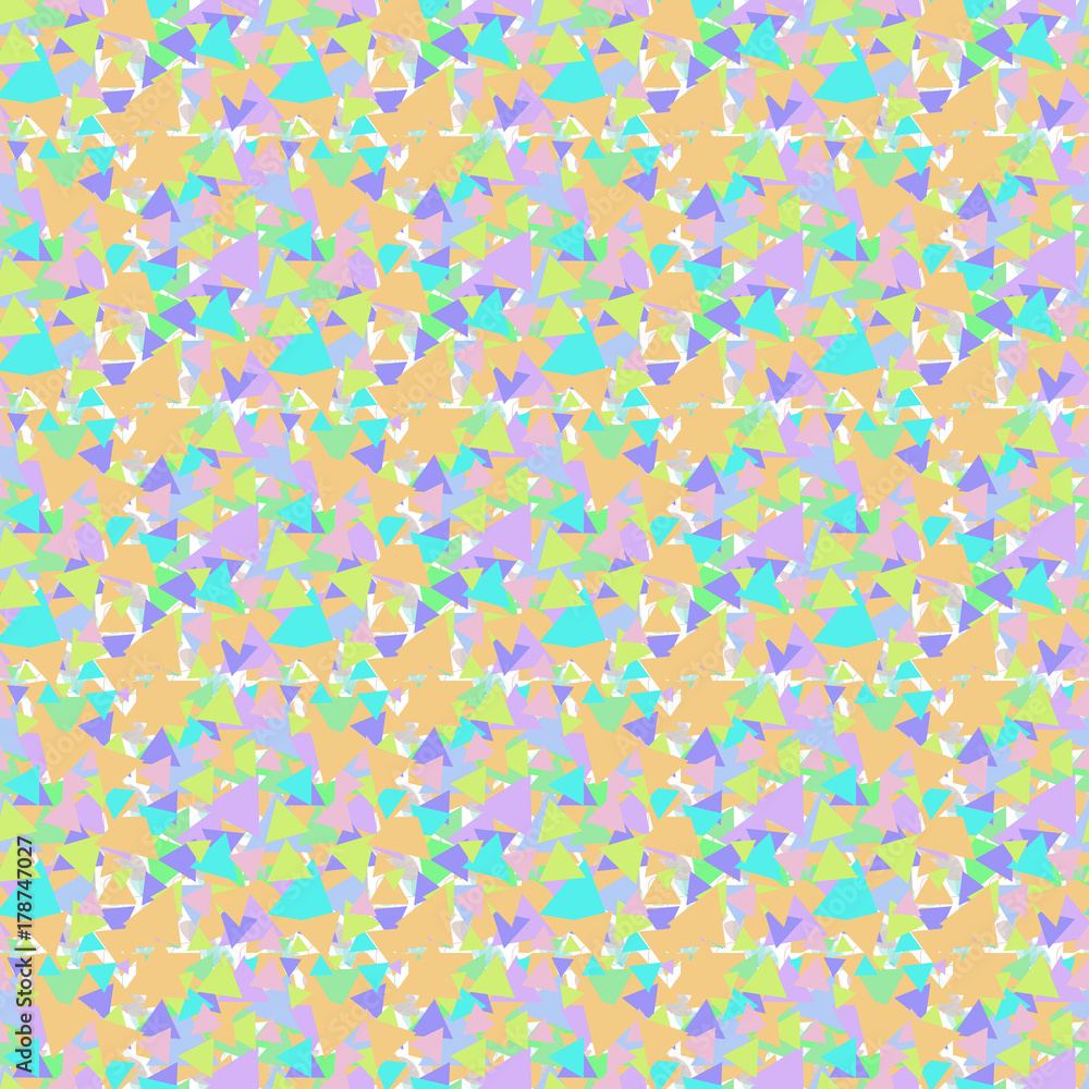 pattern con piccoli triangoli colorati