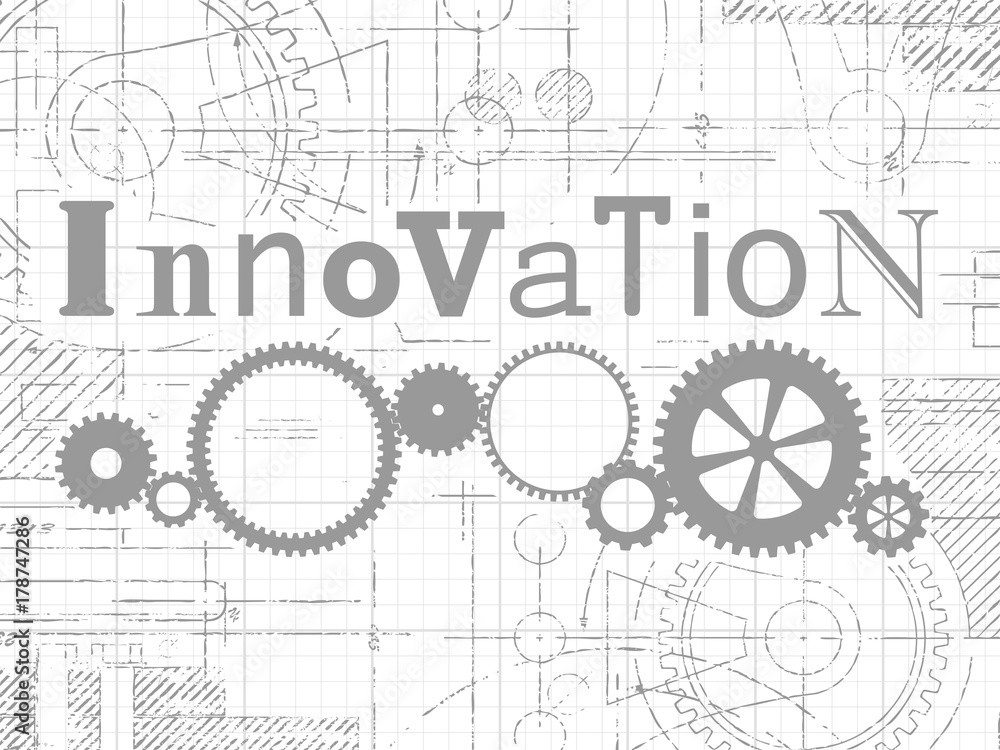 Innovation Graph Paper Tech Drawing