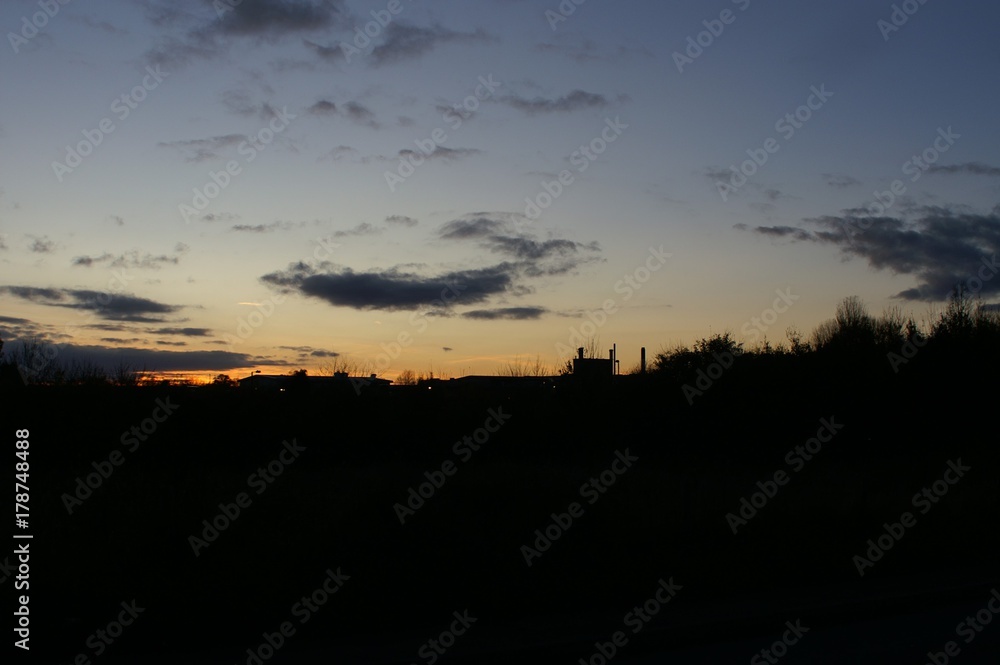 Obraz premium Sunset over Tufthorn 