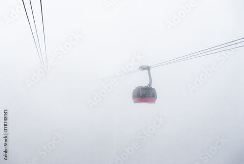 Peak to peak cable car at Whistler, Canada