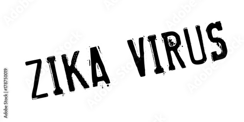 Zika Virus rubber stamp. Grunge design with dust scratches. Effects can be easily removed for a clean, crisp look. Color is easily changed.