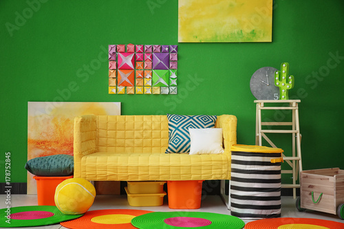 Modern bright child's room ...