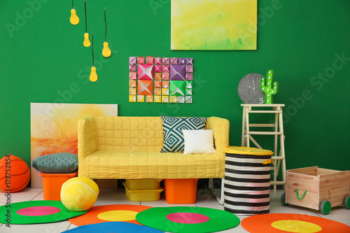 Modern bright child's room ...
