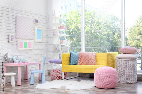 Modern design of child's room
