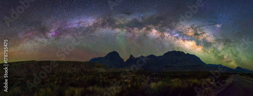 Panoramic Milky way, Big Bend National Park