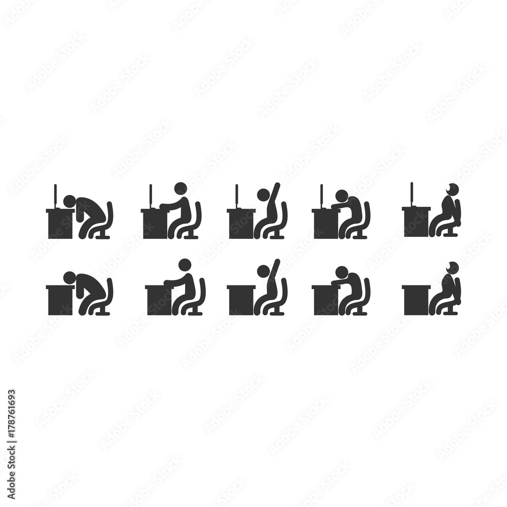 Man working at a desk Man working at a desk