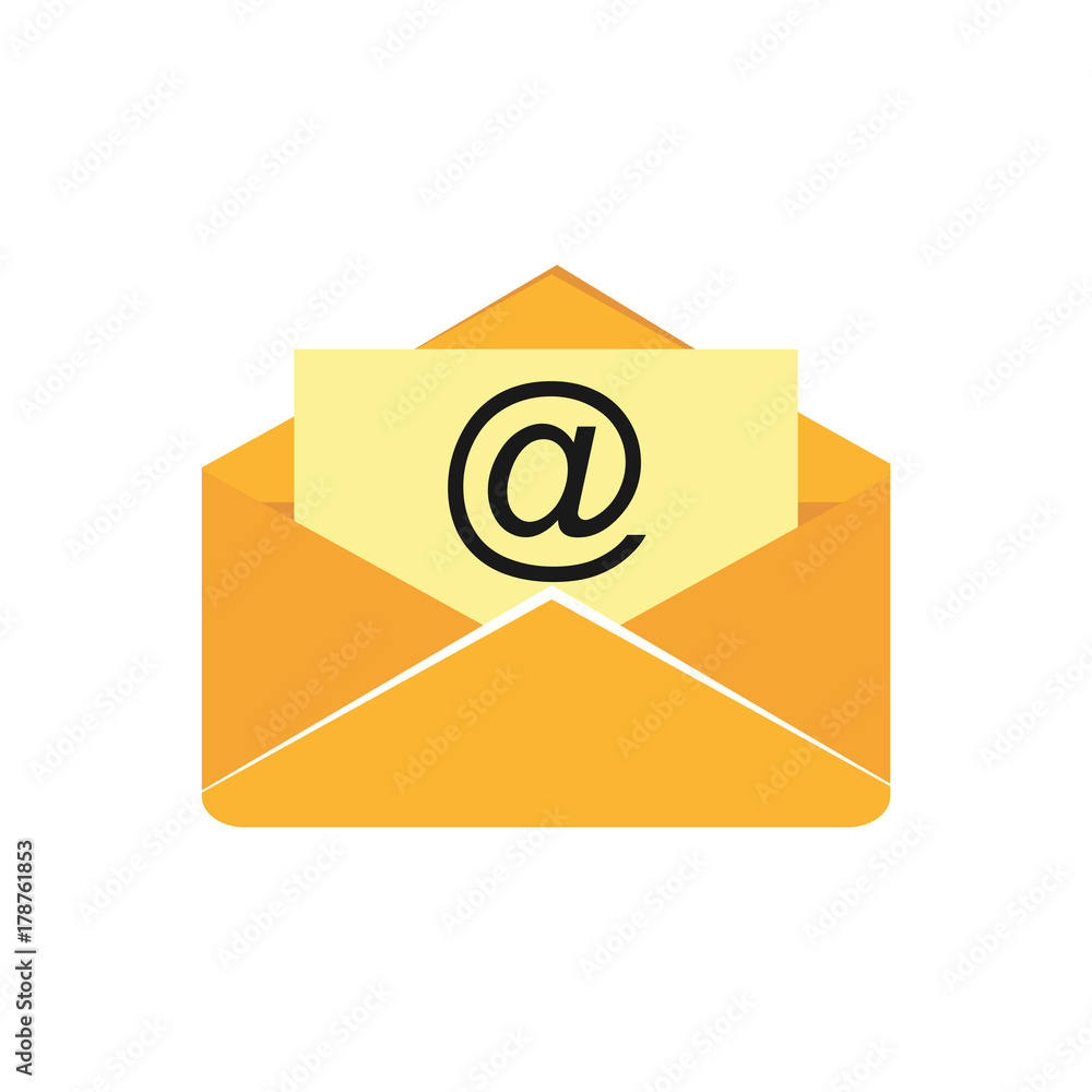 Open mail icon. Envelope. Email marketing. Open mail icon. Envelope. Email marketing.