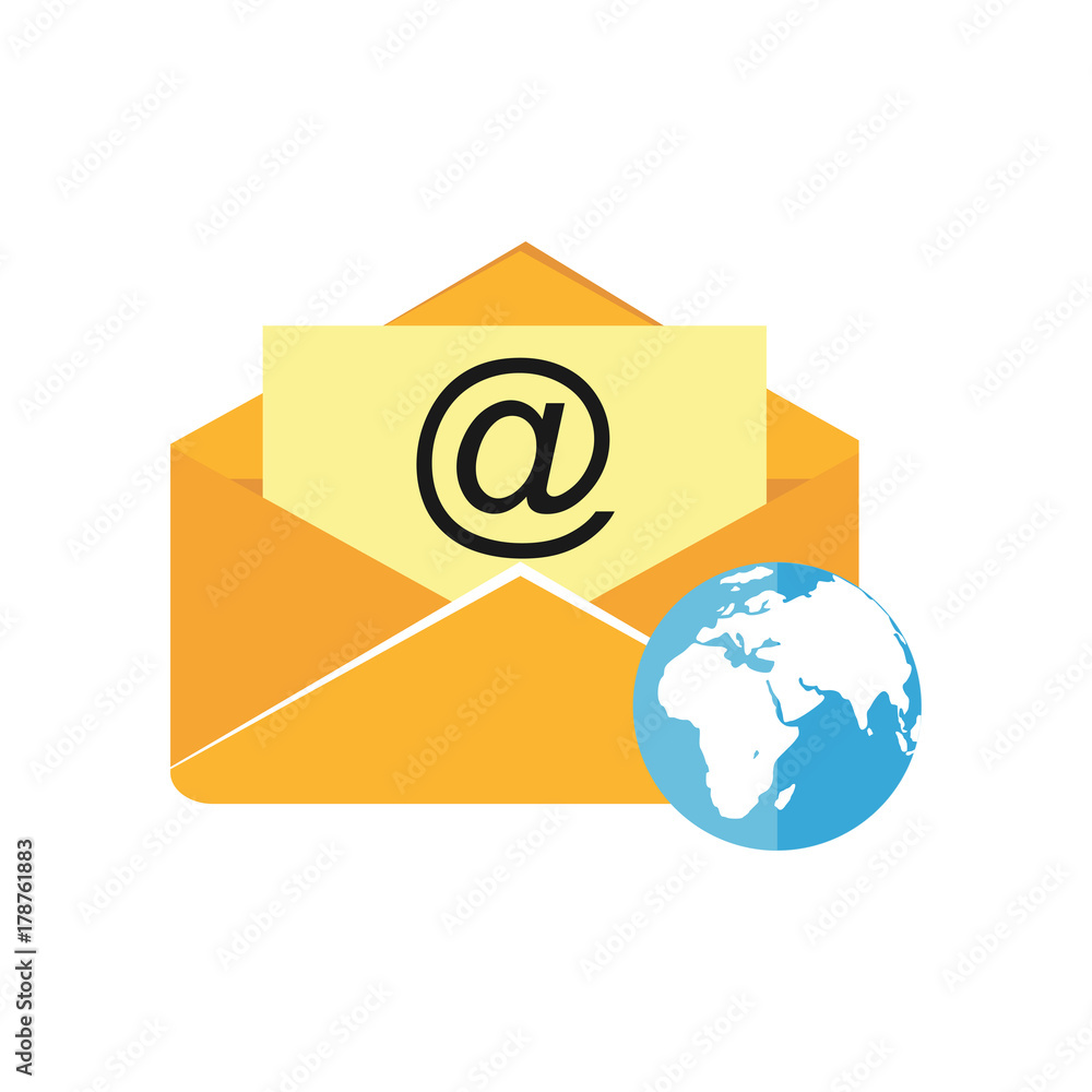 Email icon. Email marketing. Digital message Email icon. Email marketing. Digital message