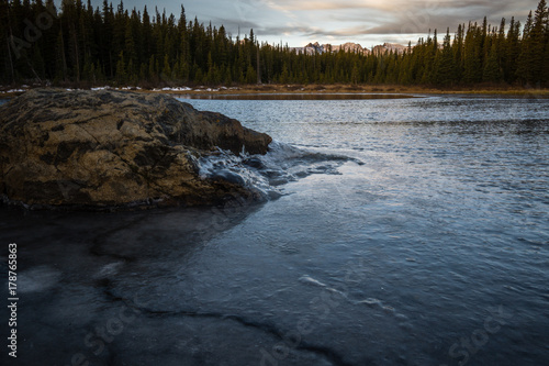 Frozen Lake in Colorado