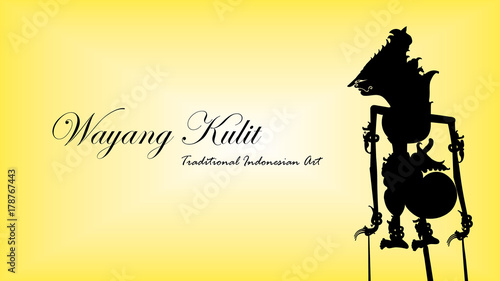 Kresna - Wayang Kulit Indonesian Traditional Art photo