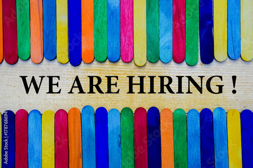 WE ARE HIRING