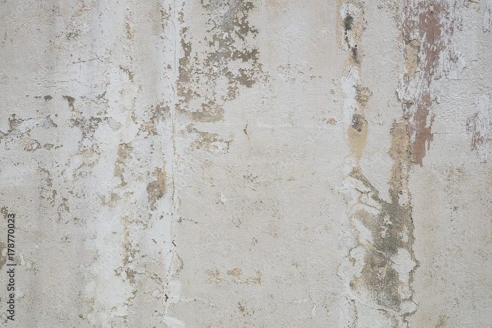 Fototapeta premium Old peeling paint brick wall grunge and dirty