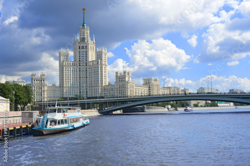 Moscow. The Moscow river