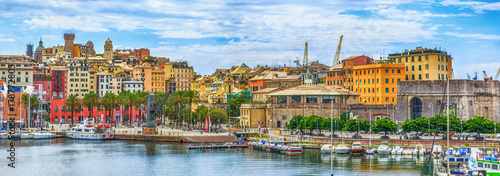 Photos Genoa port sea view with yachts
