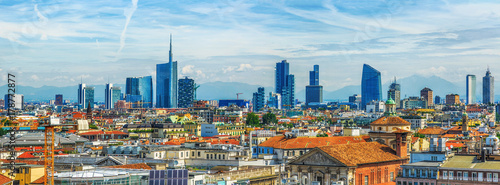 Milan new city view from above © Sergey Yarochkin