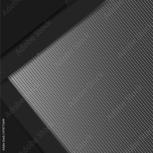 abstract vector fiber carbon in black background