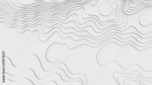 imaginary weather map showing. 3d rendering