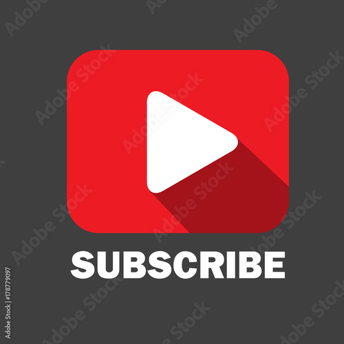 Video Subscribe Vector Banner