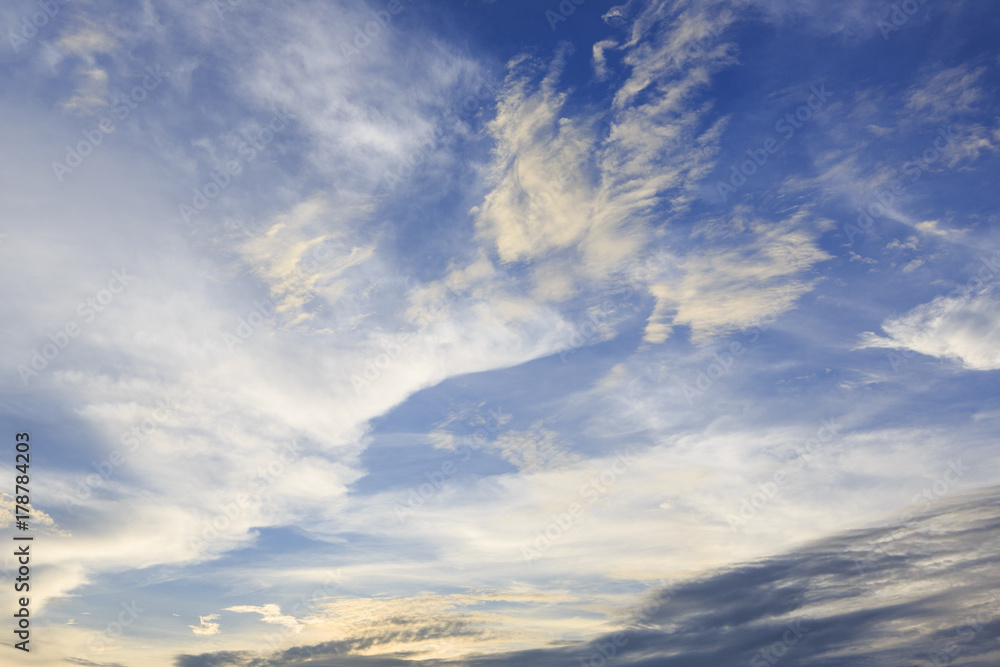Obraz premium Beautiful sky clouds, Thailand