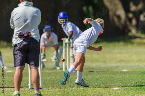 Cricket Juniors Game Action