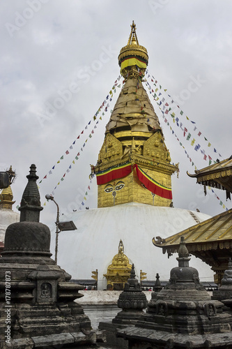 Monkey temple in Nepal