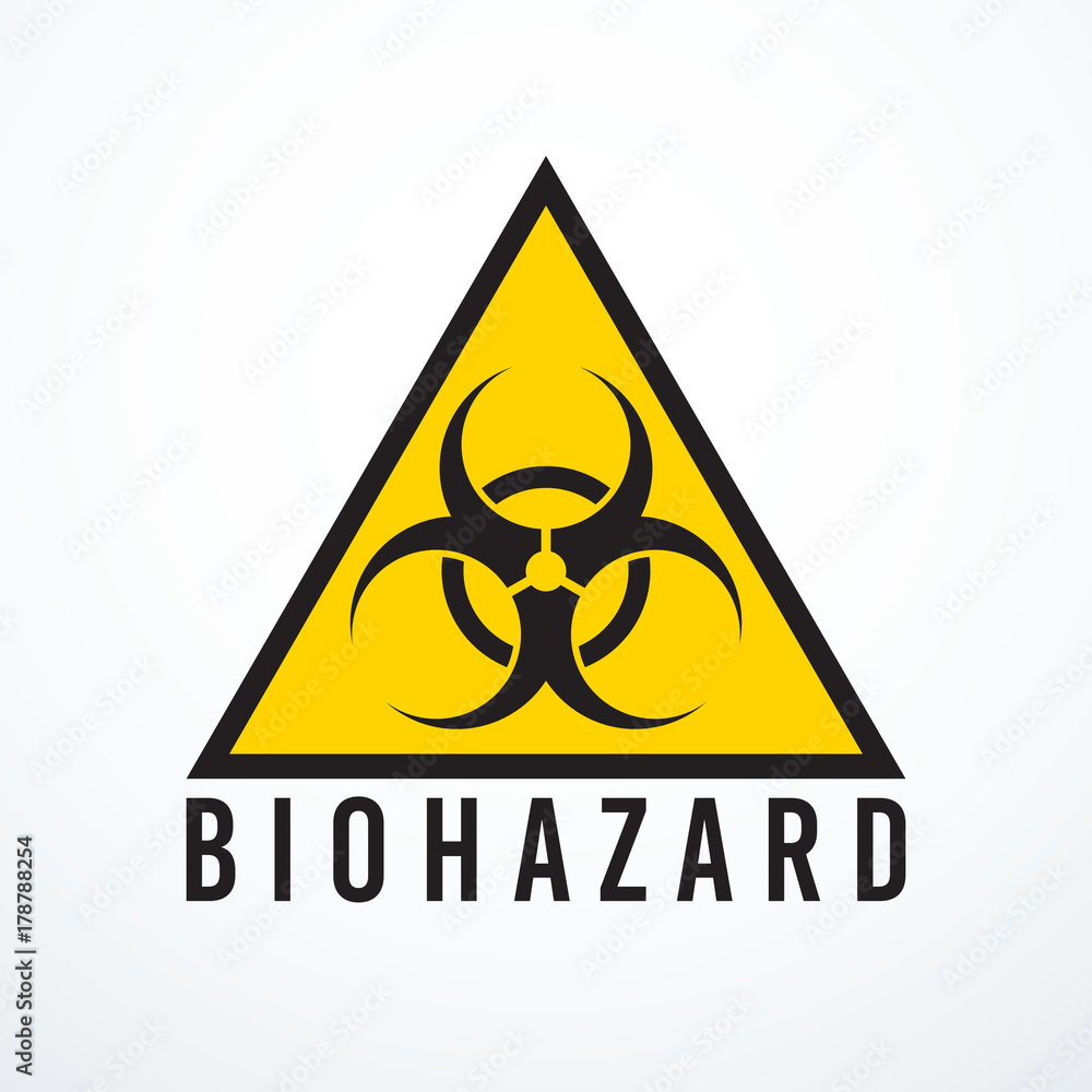 Foto Vector biohazard sign