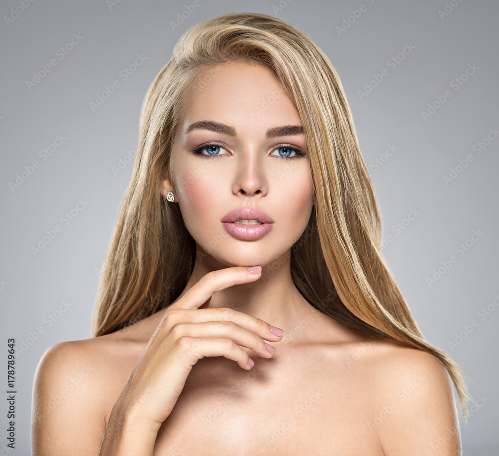 Young Woman with healthy skin of a face Young Woman with healthy skin of a face