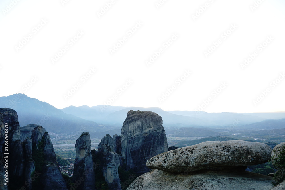 Impressive Meteora Mountains