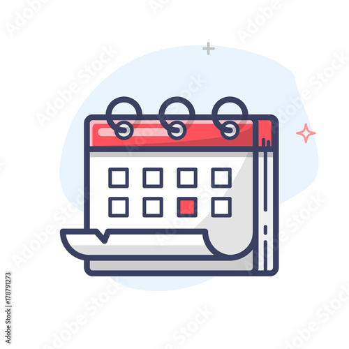 Vector calendar icon