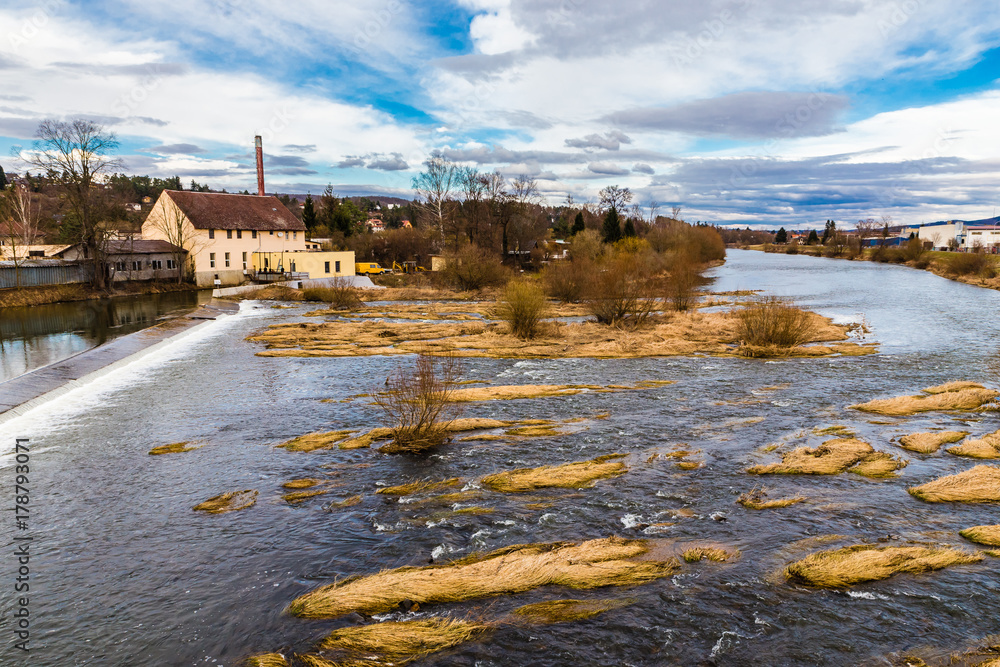 Weir On Berounka River - Revnice, Czech Republic