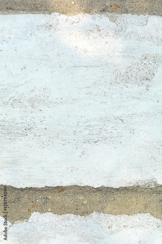 Obraz premium Old beige stone wall background texture close up