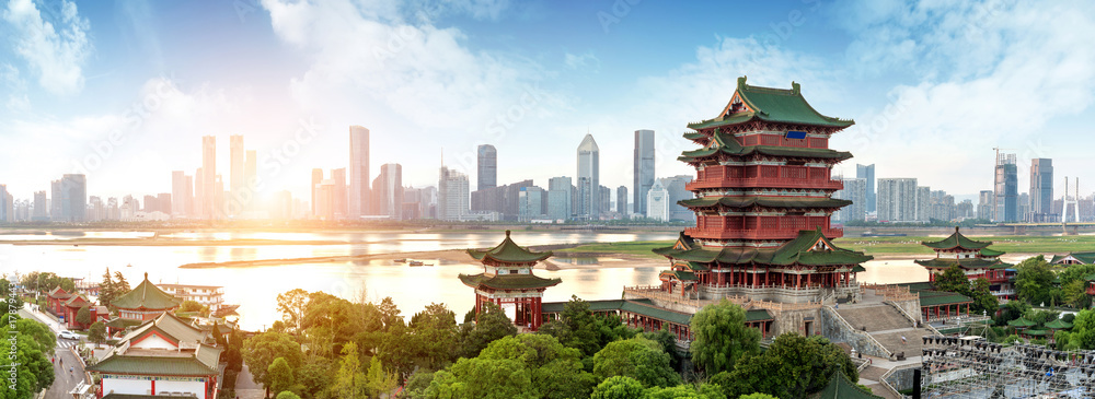Obraz premium Chińska architektura klasyczna