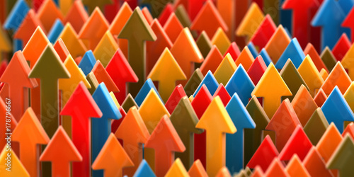 Konstfotografi Arrows up Background