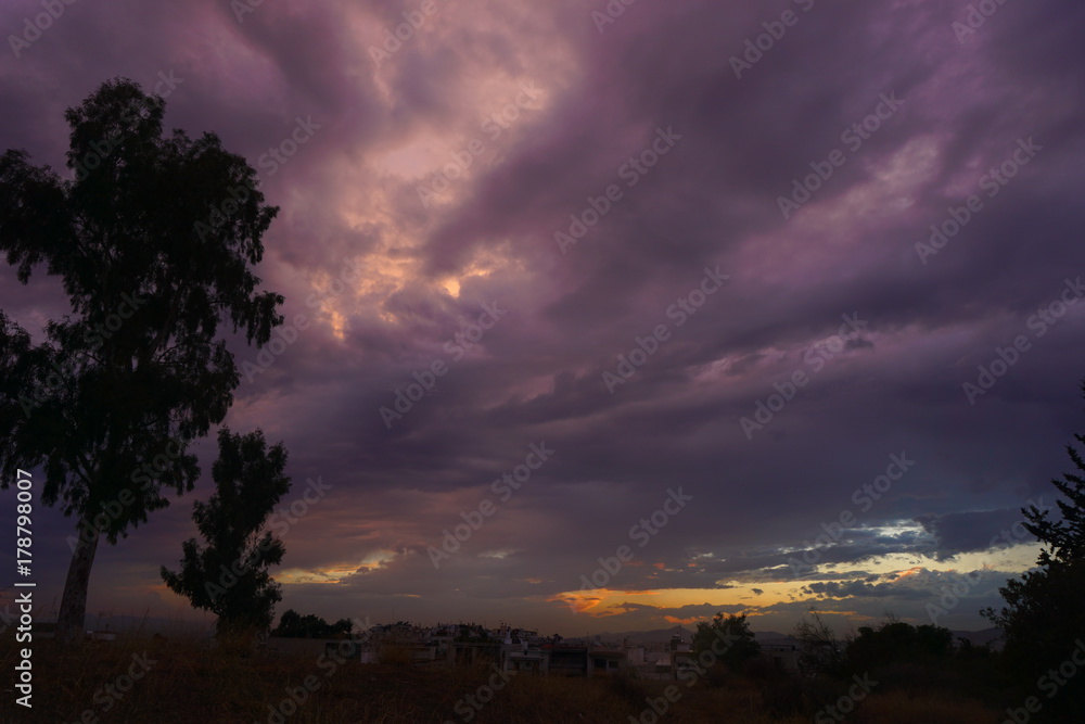 Amazing sky background