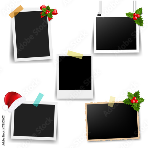 Photo Frame With Xmas Decor Collection